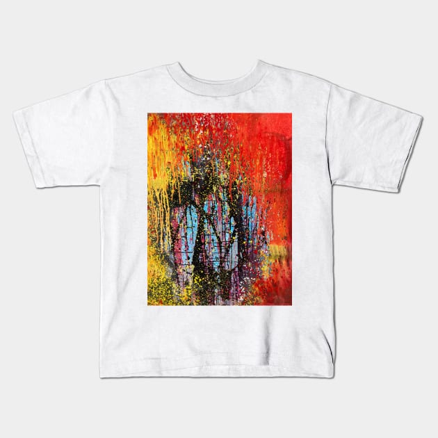 Abstract art Kids T-Shirt by Daria Kusto